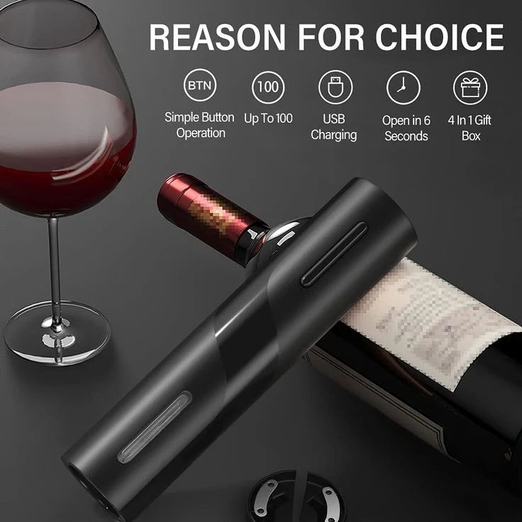Kit Sacacorchos Eléctrico de Vino